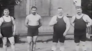 Қажымұқан Мунайтпасов и Иван Поддубный 1912 год