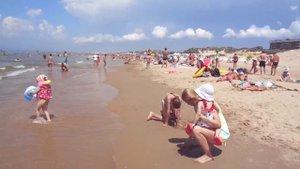 ФЕЯ 3 обзор, Анапа, июль 2018, часть 3 из 5. Пляжи и их посещаемость.