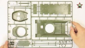 Обзор Т-34-85 1944г. -  советский средний танк модель Звезда 1/35 (Zvezda T-34/85 model Review 1:35