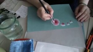 Роспись в технике "Двойной мазок"