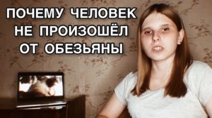 Почему человек не произошёл от обезьяны?