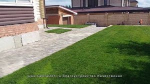 Укладка тротуарной плитки Старый город завода Выбор, цвет Старый замок.