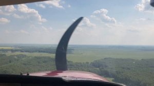 Полет над Екатеринбургом на частном самолете Cesna 172