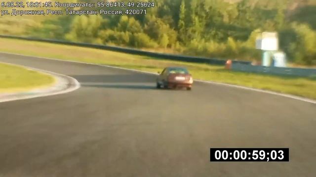 Казань-ринг ОНБОРД на калине 1:59.291