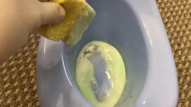 Как отмыть горшок от мочи/Как отмыть детский горшок от налёта/мочевой камень