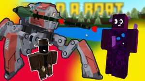 WAR ROBOTS  И МИР МАЙНКРАФТА  The_Flerst в Build a Boat ROBLOX
