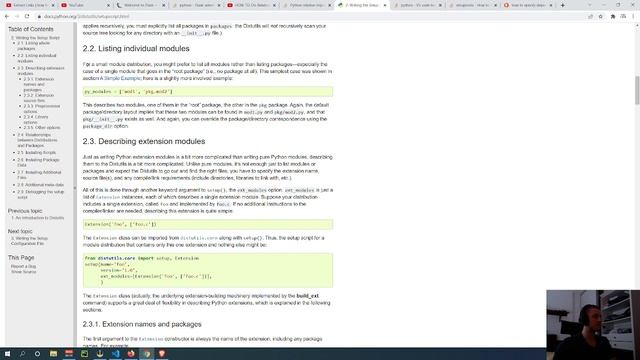 Python setup.py and imports