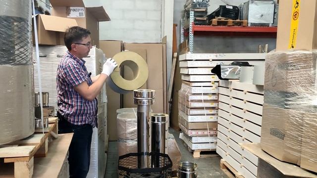 Jak zamontować system kominowy do pieców opalanych drewnem w saunie (Komin Set) смотреть онлайн