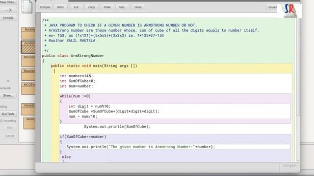 Java Program to Check ArmStrong Number #learnjava #javatutorial #javaprogramming #armstrongnumber