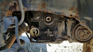 INFINITI I30/NISSAN MAXIMA A32 Замена шкива коленвала/Change harmonique balancer part 4