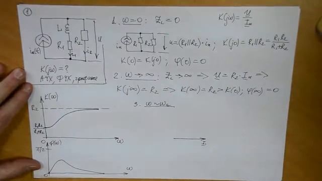 3-1. Частотные характеристики цепи 1 порядка смотреть онлайн