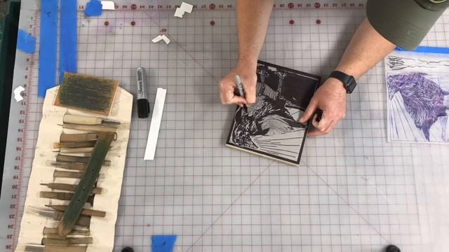 ART 24 - Project 4.1 - Linoleum Relief Print смотреть онлайн