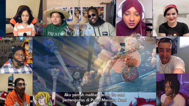LUFFY MENGAMUK?! MENYUSUP KE PESTA KAIDO || REACTION MASHUP ONE PIECE SUB INDO 984