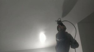 Покраска стен и потолка в доме!