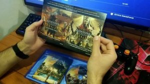 Распаковка Assassin's Creed Origins, PS4 Pro, unboxing Assassin's Creed Origins. Стандартное издани