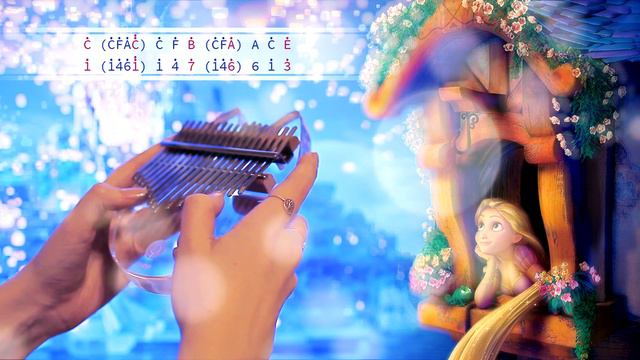 I See the Light (from "Tangled") - Kalimba Cover With Tabs (Easy + Intermediate) смотреть онлайн