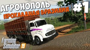 Farming Simulator 19 Agronópolis - Немецкая телега #1
