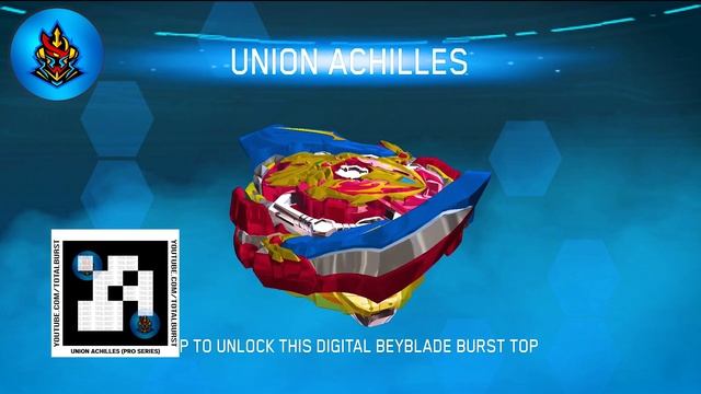COMPLETE ALL ACHILLES QR CODES BEYBLADE BURST APP | TOTAL BURST