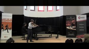 Sibelius Concerto Op. 47 in D minor (1st movement) played by Jack Forestier