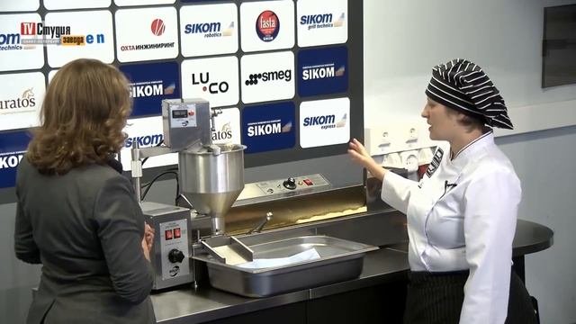 Пончиковый автомат ПРФ-11/900. Демонстрация работы. Automatic Donut Fryer PRF-11/900.