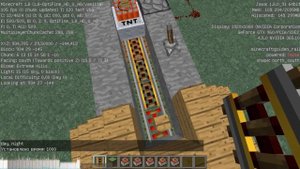 Взрываю 500 вагонеток с TNT.