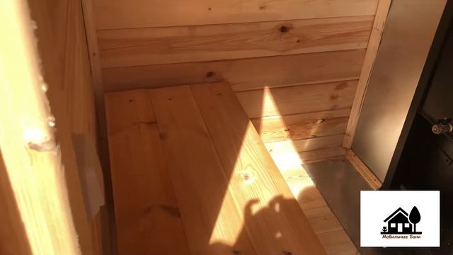 Обзор 3 метровой мобильной бани смотреть онлайн