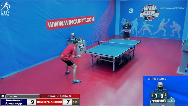 Антоненко Александр 2-3 Дейнега Кирилл Турнир Восток 5 WINCUP 14.11.21 Прямая Трансляция Зал 3 смотреть онлайн