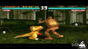 How to Tekken 3 game (Gon) multiplayer Android mobile gaming video