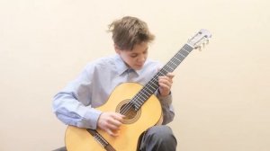 Ф.Таррега. Гавот "Мария". Исполняет Тимур Ахметов