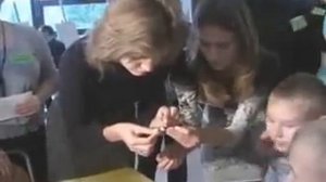 Наталья Водянова: открытие лекотеки. Тула, 29.10.11