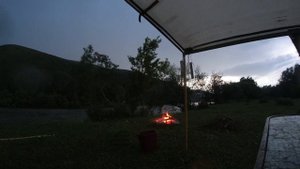 Маркиза, солнечная панель, холодильник
