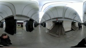 Савёловская БКЛ. Московское Метро. 4К 360 VR Video. Moscow Subway.