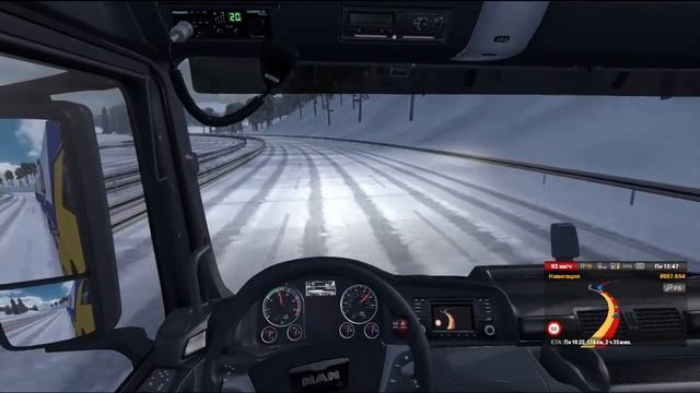 #6 Прохождение Euro Truck Simulator 2 / ETS2 / ЕТС2 / Евро Трак Симулятор 2 / ПОЛЗЁМ ТЯЖКО В ГОРУ