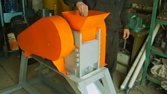 Работа дробилки