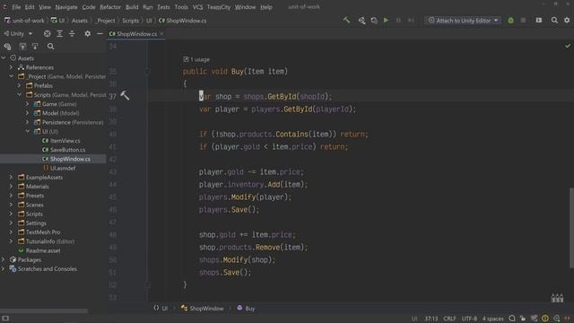 Unit of Work Pattern in Unity смотреть онлайн