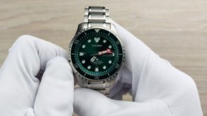 Зелёный Титановый Promaster / Citizen NY0100-50X