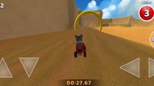 как в игре super bear adventure пройти гонки в пустыне