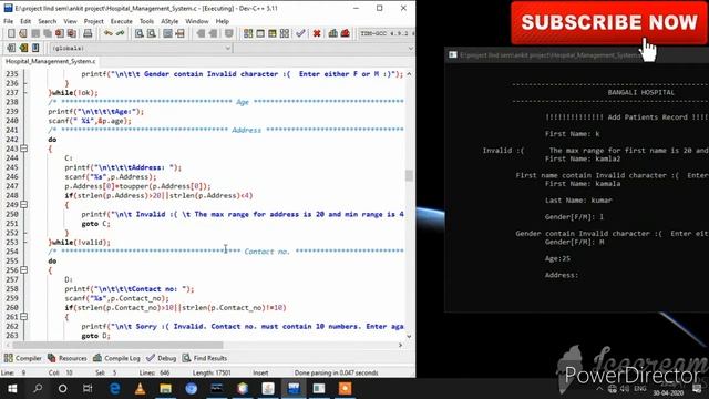 Hospital Management System | C Project | Proper Coding | Project with Source Code | File Handling