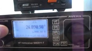 Сравнение по приёму DVB T SDR приемника и трансивера SW-2011