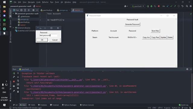 Python Project - Random Password Generator & Password Manager смотреть онлайн