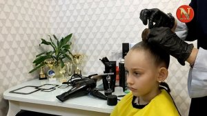 Конкурсная причёска Корона для бальных танцев | Холодная волна из пучка