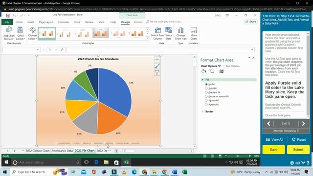 Excel Ch03 Simulation Exam | Excel 3A 3B Simulation Exam | MYITLAB Pearson Course 2023