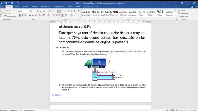 SCIU 154 Entregable 02 docx Word Error de activación de productos 2021 07 21 00 13 14 смотреть онлайн
