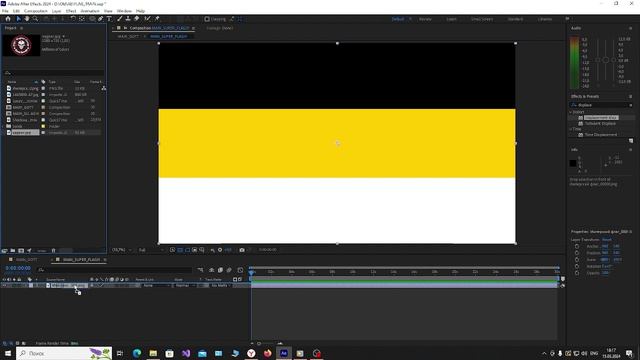 Простая анимация флага в After Effects