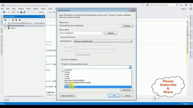 how to save image in folder and path to database in c#4.6 mvc