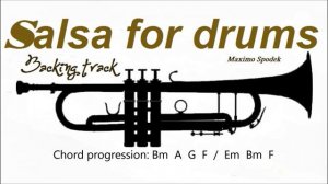 SALSA FOR DRUMS BACKING TRACK IN Bm