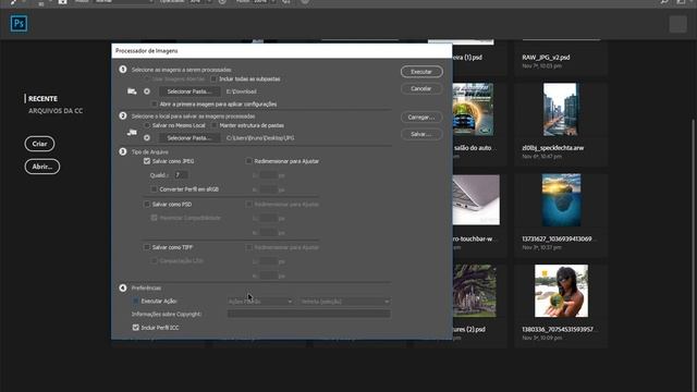 MELHOR METODO de como converter imagens no Photoshop em lote! Curso de Photoshop online смотреть онлайн