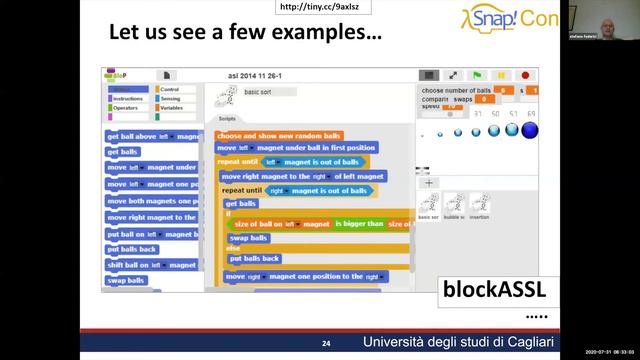 Snap!Con 2020: Create Your Own Block Language - Workshop by Stefano Federici