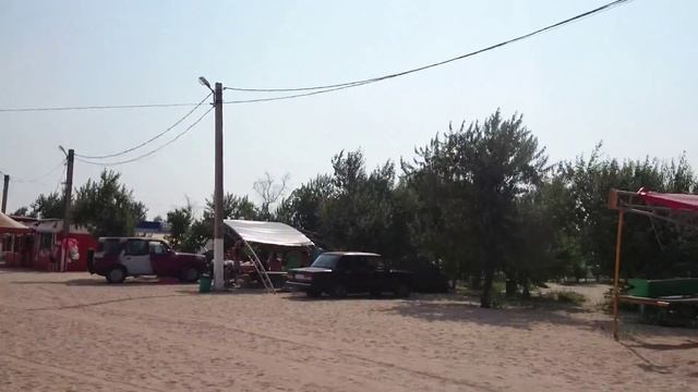 Кемпинг на Азовском море пляж Оазис под Ачуево