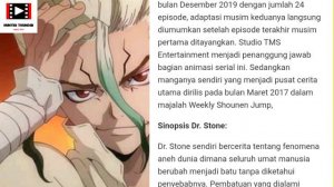 jadwal tayang dr stone season 2